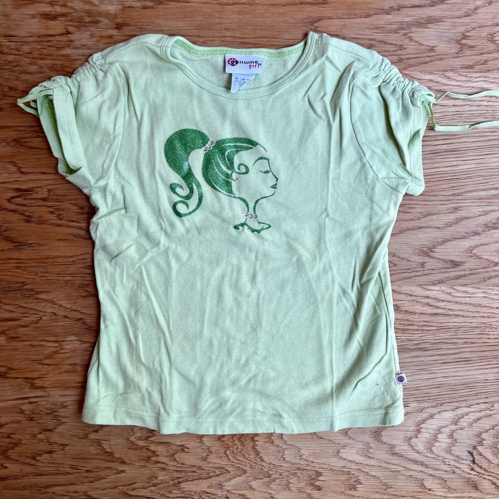 Genuine Girl-Light Green Top